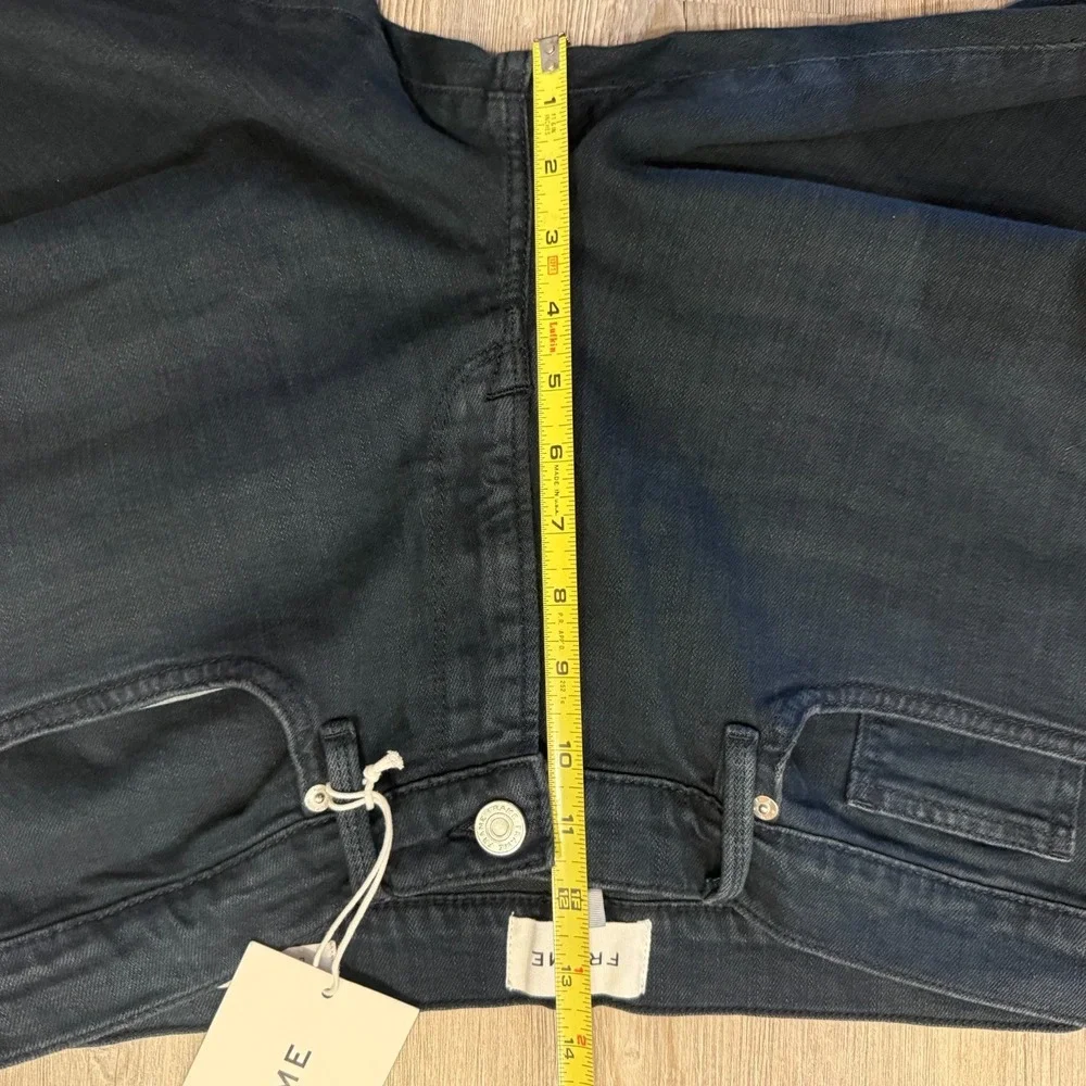 Frame Mens 36 L'Homme Slim Dark Wash Navy Jeans